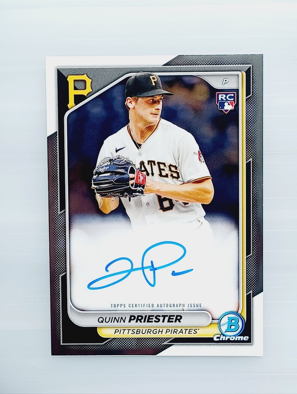 Topps Quinn Priester Rookie Card - White/Black/Gold/Blue